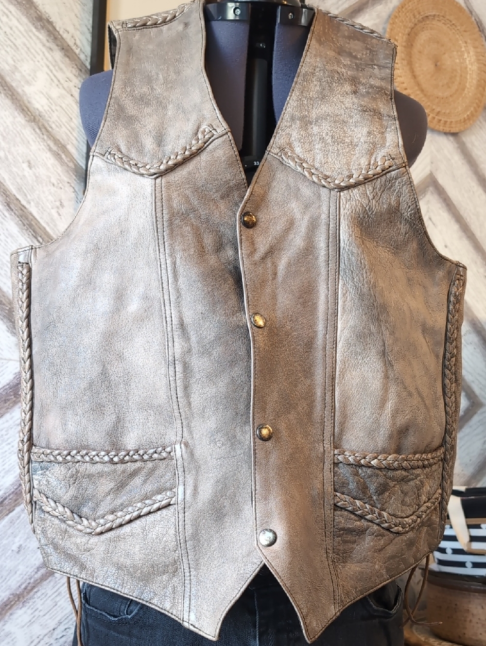 Screaming Eagle Leather Vest